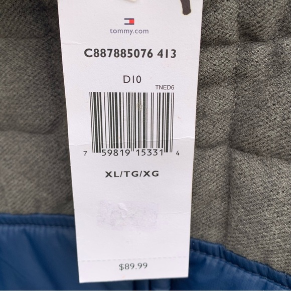 🆕 Tommy Hilfiger Mens Jacket Size XL - Picture 8 of 8